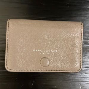 Marc Jacobs Small Card Holder Wallet - taupe